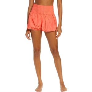 FP MOVEMENT "The Way Home" Running Shorts Papaya Large 10 Sport Athlete